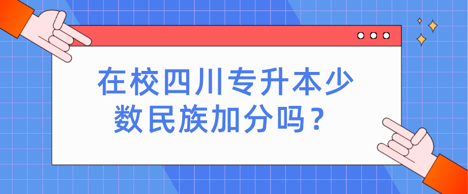 在校四川專升本少數(shù)民族加分嗎？(圖1)