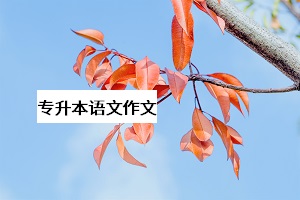 專(zhuān)升本語(yǔ)文作文