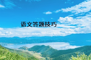 語(yǔ)文答題技巧