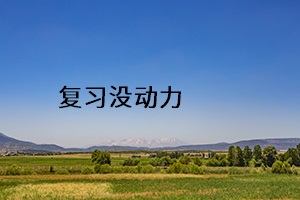 復(fù)習(xí)沒動(dòng)力